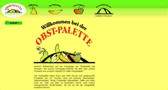 Desktop Screenshot of obstpalette.de